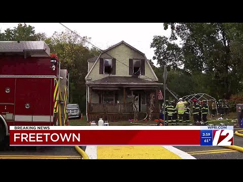 House fire closes street in Freetown