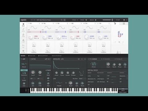 KORG Opsix Native & All LFO.Store Presets!