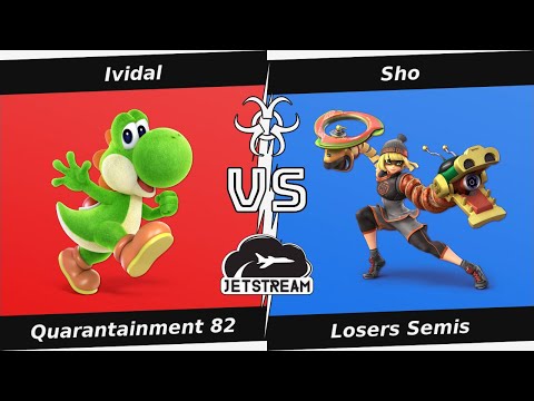Quarantainment 82 Losers Semis - Ividal (Yoshi) Vs Sho (Min Min) - SSBU