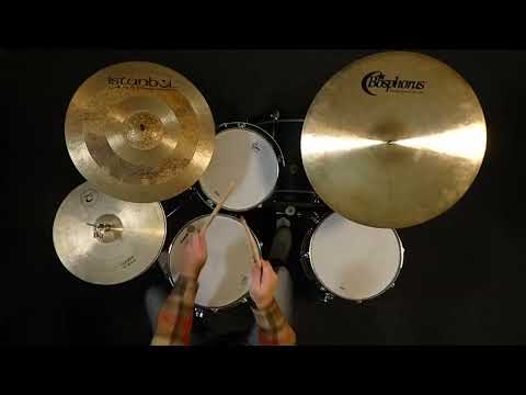 Used Bosphorus Traditional Medium Thin Ride Cymbal 22" 2526 grams - Very Good image 5