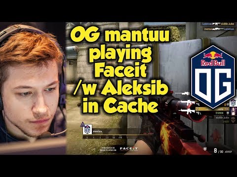 OG mantuu playing Faceit with Aleksib in Cache | POV | HIGHLIGHTS