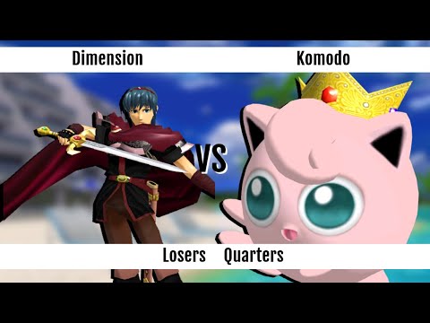 DGS SSBM Singles - Losers Quarters - Dimension (Marth) vs Komodo (Puff)