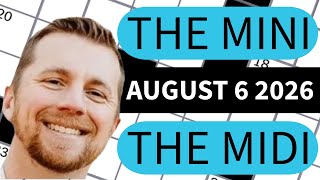 Our favourite explorers and raiders! - August 6 2026 NYT Mini and Midi