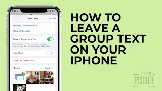 How to Leave a Group Chat on iPhone in 2022 (or Mute Notifications)