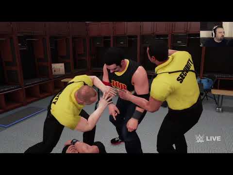 WWE 2K18 My Career pt28 - Backstage Beatdown Hilarity