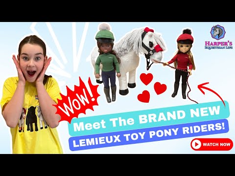 ⭐ Meet the Brand New Mini LeMieux Toy Pony Riders! 🐴✨ Chloe, Maya & Olivia!