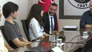 TALAS'IN KÜTÜPHANELERİNDE ÜNİVERSİTEYİ KAZANDILAR BAŞKAN YALÇIN'A TEŞEKKÜRE GELDİLER