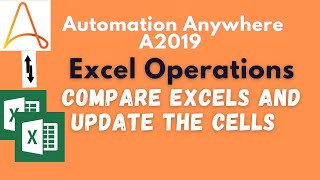 Automation Anywhere Excel Operations | Compare Excels and Update the Cells #32