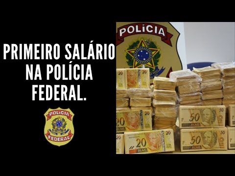 O que fiz com meu primeiro SALÁRIO na POLÍCIA FEDERAL ?