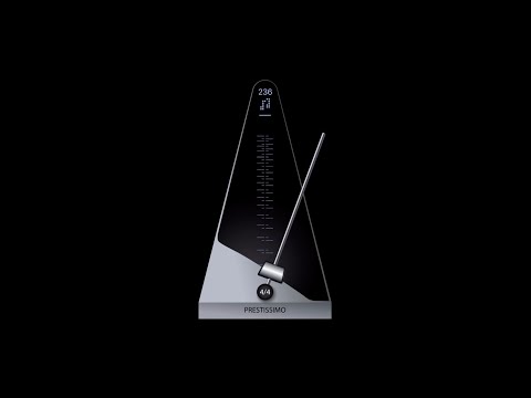 BPM 236 Tempo Metronome（メトロノーム）4/4 拍子 テンポ
