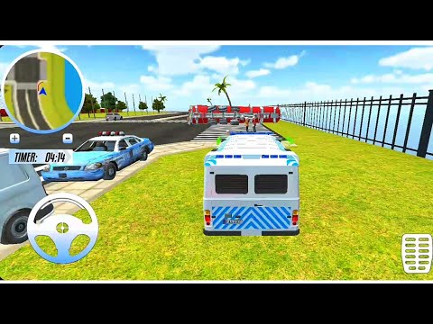 Ambulance driving simulator 2020 - Stickman Ambulance Roof Jumping - Android Gameplay #08