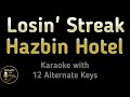 Hazbin Hotel Losin Streak Karaoke Instrumental Lower Higher Male Original Key