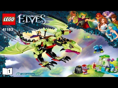 2017 Lego Elves The Goblin King's Evil Dragon instruction 41183