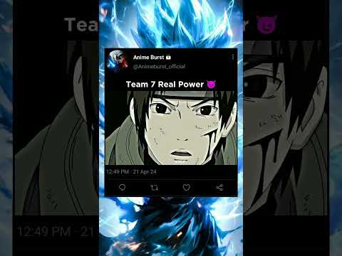 Team 7 Real Power 😈 || #shorts #shortvideo #naruto #narutoshippuden #sakura #sasuke #viral
