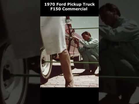 1970 Ford F150 Pickup Truck Commercial Twin I Beams #publicite #ford #f150 #commercial #propaganda