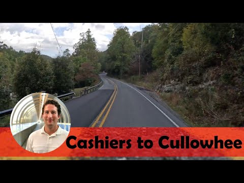 Driving from Cashiers to Cullowhee on NC107