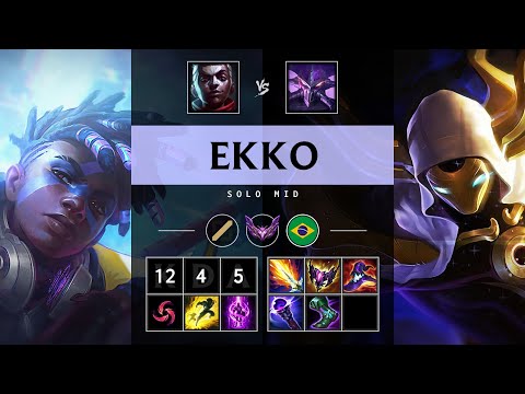 Ekko Mid vs Kassadin: Dominating - BR Master Patch 14.24