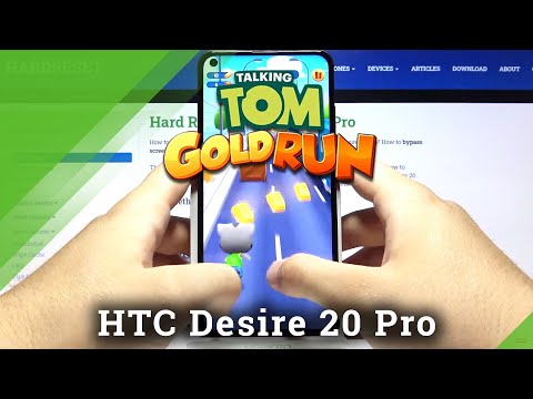 How Talking Tom Gold Run works on HTC Desire 20 Pro – High Quality Demanding Settings