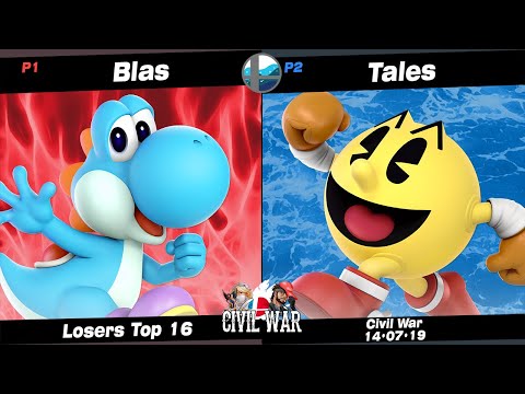 Civil War: Blas (Yoshi) vs OZN | Tales (Pac-Man) - Losers Top 16