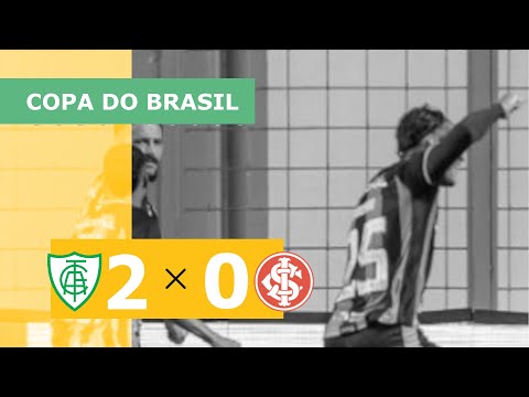 Gols e lances de América-MG x Internacional