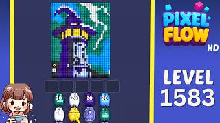 Pixel Flow Level 1583 Solution Walkthrough