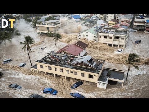 Typhoon Tino Hits Philippines Today! Flash Floods Cause Massive Destruction in Cebu!
