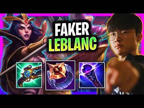 FAKER IS INSANE WITH LEBLANC! | T1 Faker Plays Leblanc Mid vs Aurelion Sol!  Season 2024