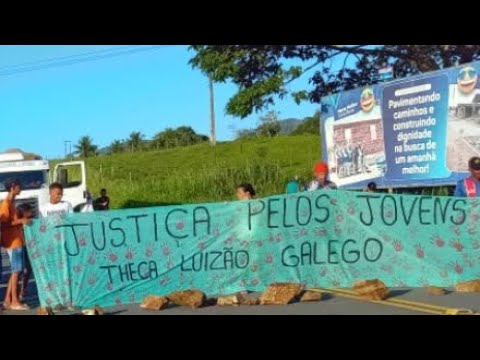 Santa Cruz da Vitória Protesto Pedindo Justiça na BR-415 Entre Vitória da Conquista e Itabuna