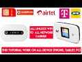 How To Unlock WI FI Pocket Router To All Network Carrier Huawei Vodafone Wifi Free Unlock To Any SIM