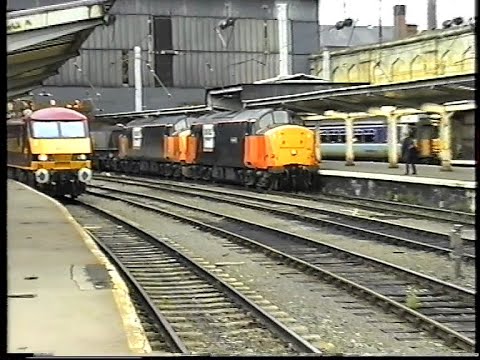 British Rail Carlisle 1997-InterCity, Parcels & Freight with Classes 31, 37, 60, 87, 90 & 325
