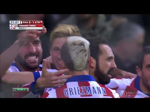 2014-15, Copa del Rey, 1-8 2nd game, Real Madrid 2-2 Atletico Madrid, 0-1 Torres
