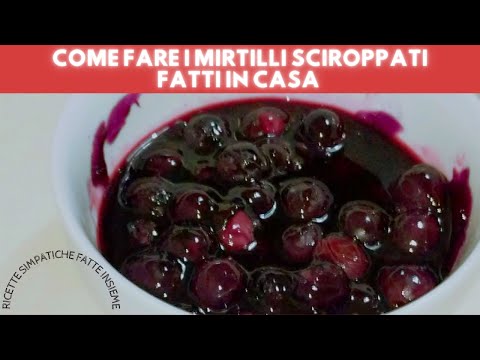 how to make homemade blueberries in syrup