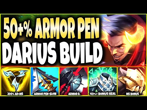 Testing our new Buffed Darius Build with 50+% Armor Penetration & 40% Heal 🔥 LoL Darius s12 Gameplay
