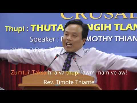 Zumtui' taksa hi a va thupi lawm mam ve aw! - Rev. Timote Thiante