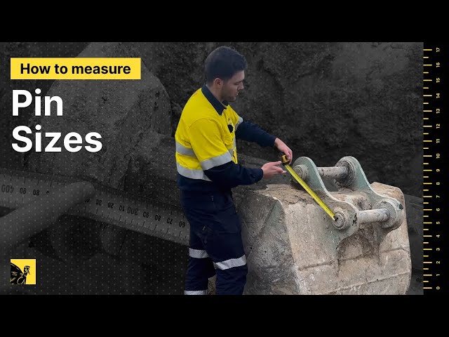 How to Measure: Excavator Pin Sizes
