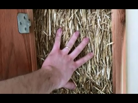 Cheap straw bale house - net zero home building
