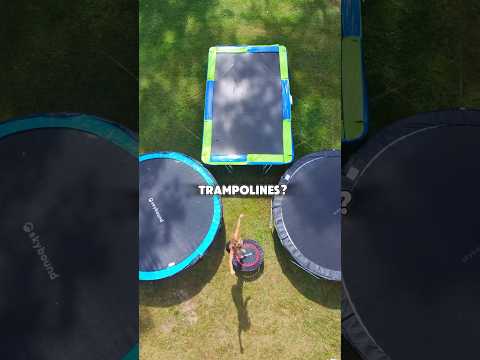 How Many BOUNCES Does It Take To Finish The ‘CIRCLE OF TRAMPOLINES’😱