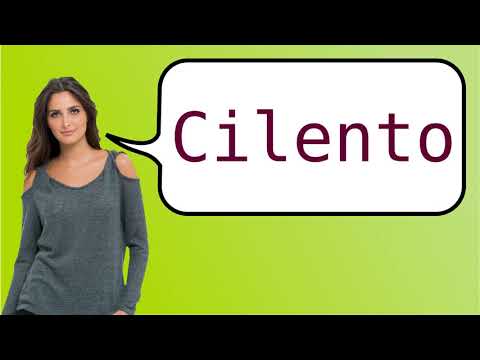 How to say 'Cilento' in French?