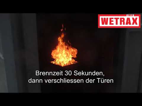 Löschversuch Isopropanol mit Aerosol, Test 2