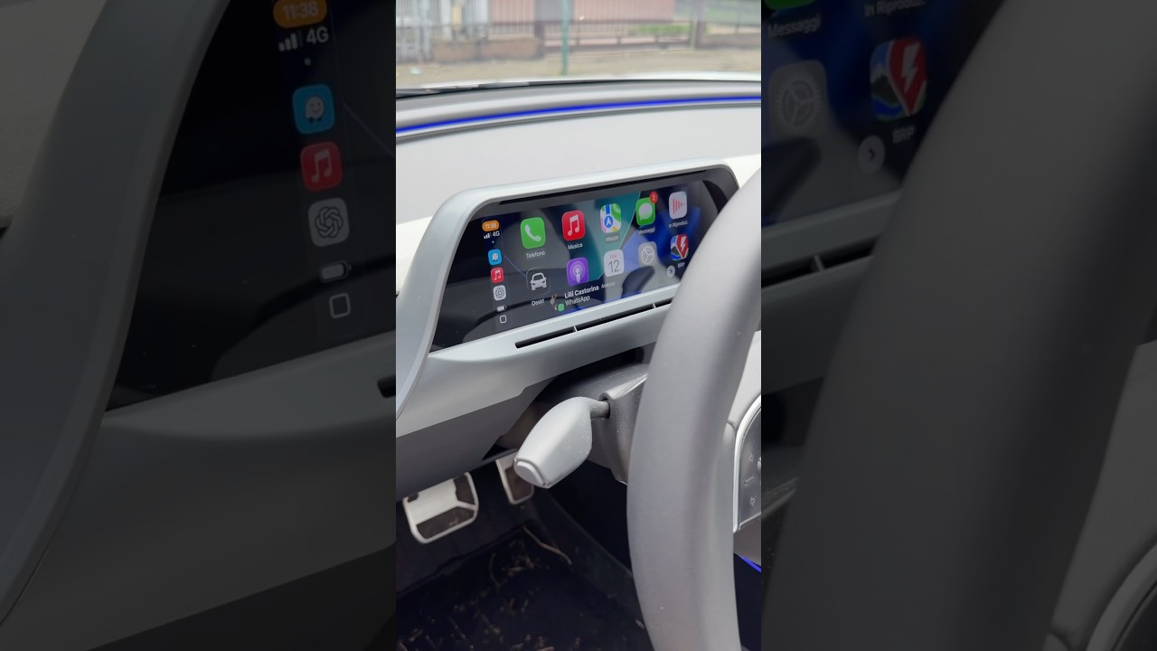 Tesla Model 3 come una Model S ma con CARPLAY! Grazie a questo Display 👌