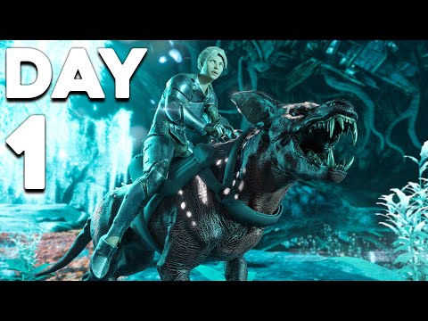 DOMINATING Day 1 On Aberration Small Tribes As A SOLO! - ARK Ascended PvP