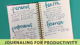 How To Journal Your Productive Year | Chescaleigh #WTEQ
