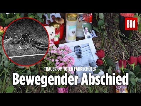 Nach dem tödlichen Motorrad-Unfall von Fahrschüler Philip B.: So trauern seine Freunde und Familie