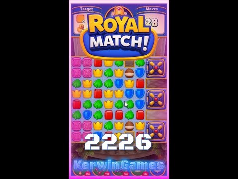 Royal Match Level 2226 - No Boosters Gameplay