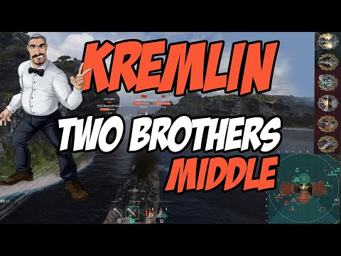Kremlin Two Brothers mid - World of Warships