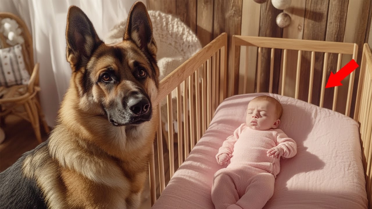 The dog growl at the baby in the crib, the father was horrified when he discovered 🐕👶😱