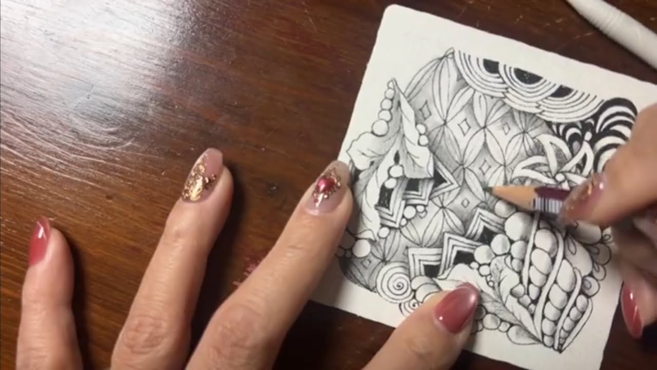  Instagram ライブ / Zentangle / ゼンタングル