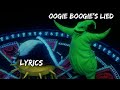 Nightmare Before Christmas Oogie Boogie S Lied Lyrics Nixenissa