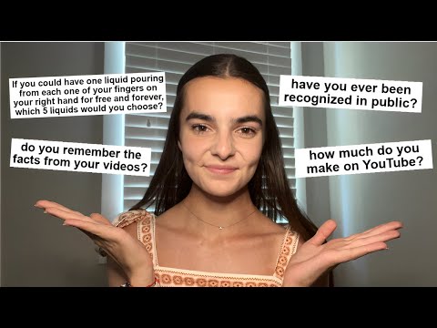 ASMR 50k Subscriber Q&A! | Answering ALL Your Questions!