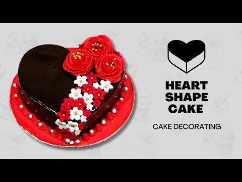 Heart Cake Decorating: Tips and Tricks for a Perfect Finish. Mohsin Bake Shop